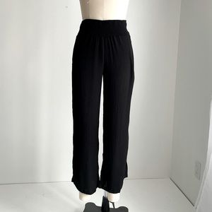 Smocked Waist Beach Cover Up Pant XS